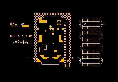 Backdrop artwork for Pinball