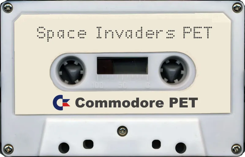 Space Invaders PET cart
