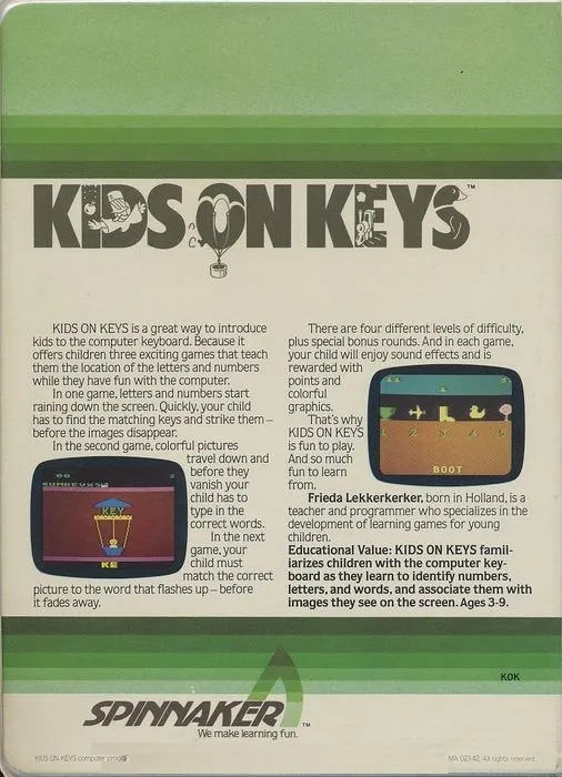 Kids on Keys box back