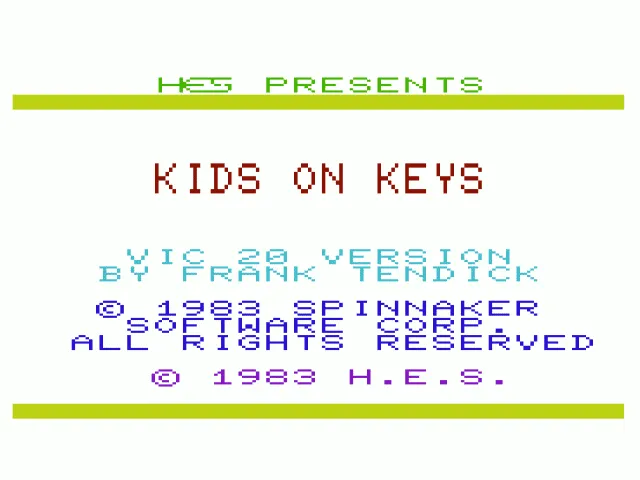 Kids on Keys screenshot