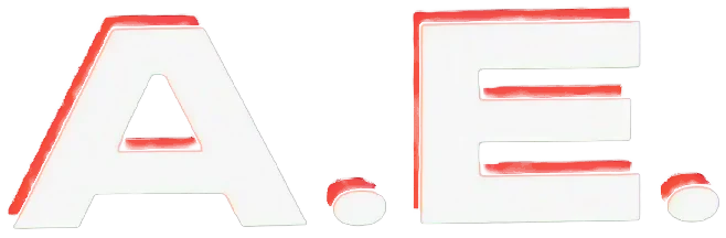 A.E. logo