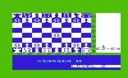 Backdrop artwork for Sargon II Chess