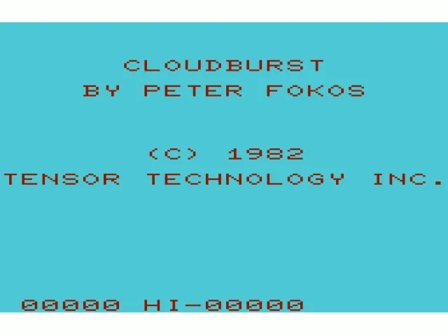 Cloudburst screenshot