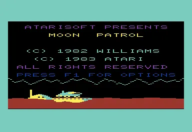 Moon Patrol screenshot