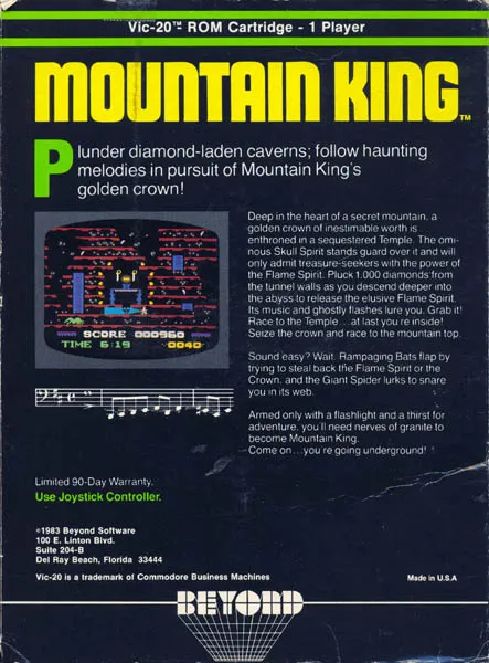 Mountain King box back