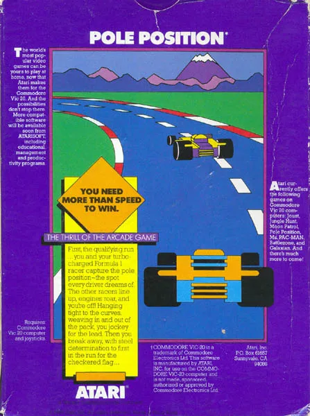 Pole Position box back