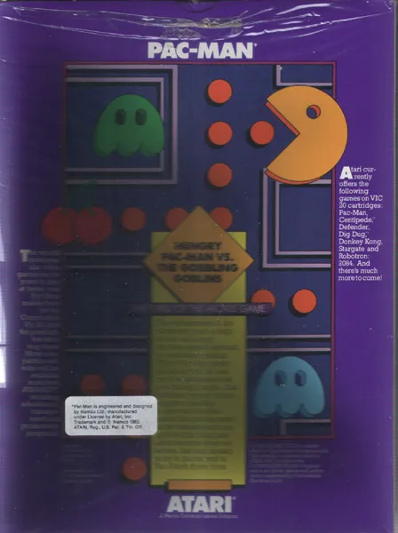 Pac-Man box back