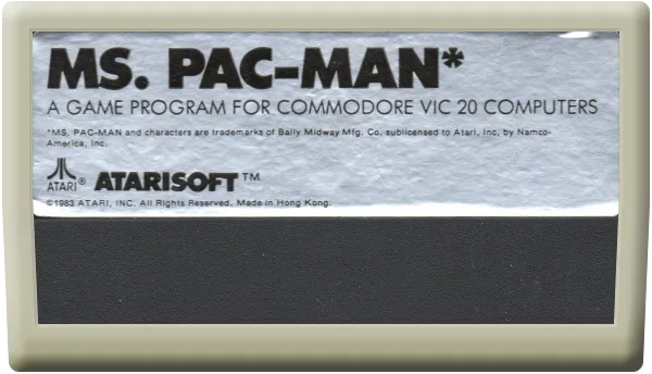 Ms. Pac-Man cart