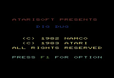 Dig Dug screenshot