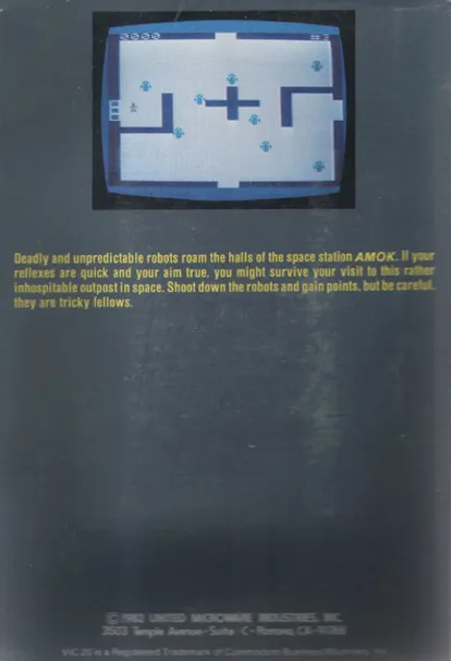 Amok box back