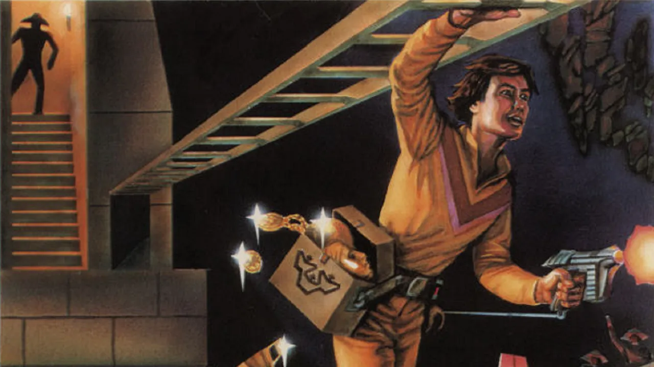 Backdrop artwork for Lode Runner