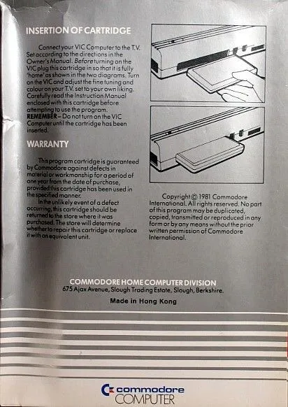Voodoo Castle Adventure box back