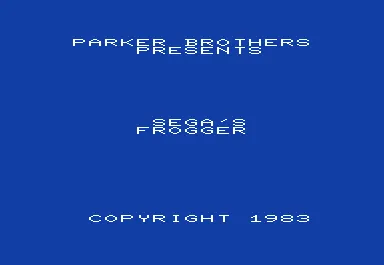 Frogger screenshot