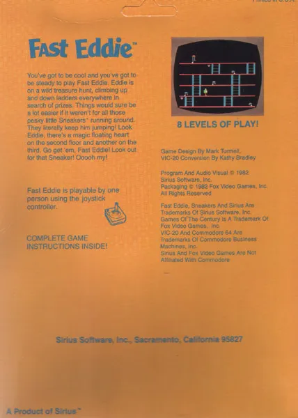 Fast Eddie box back