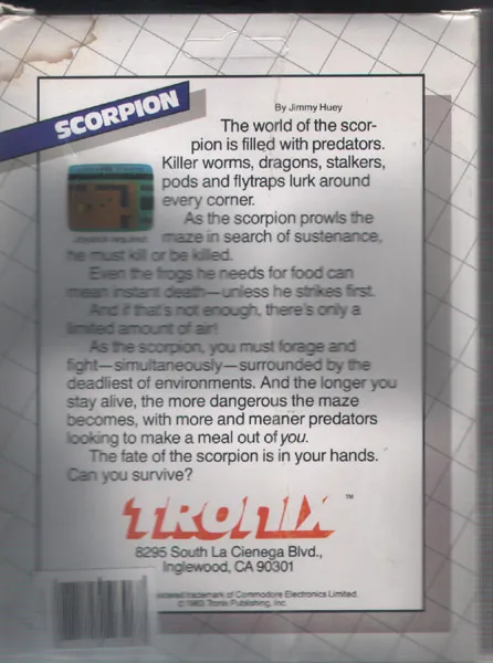 Scorpion box back