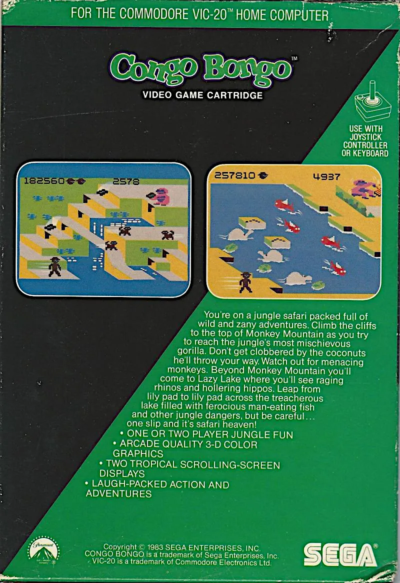Congo Bongo box back
