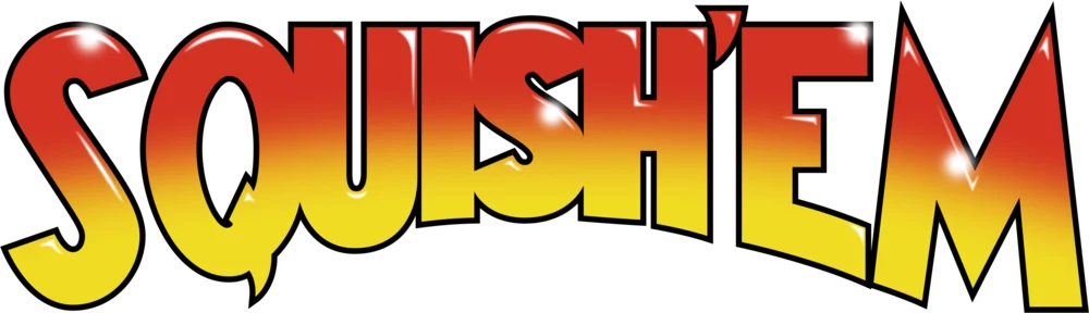 Squish 'em logo