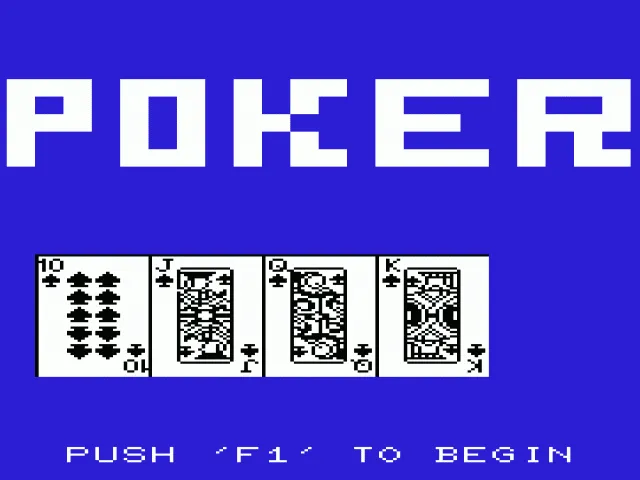 Poker screenshot