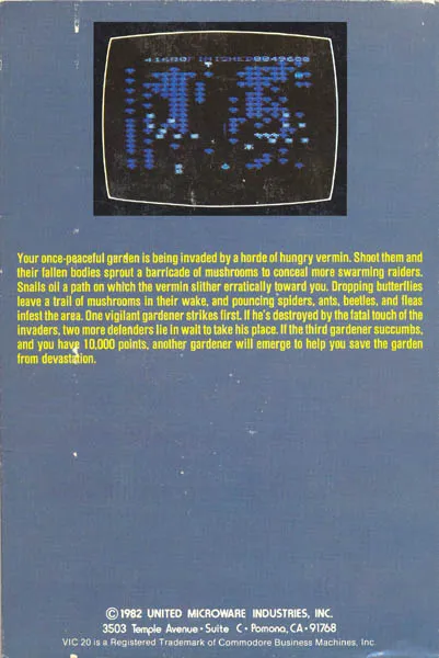 Video Vermin box back