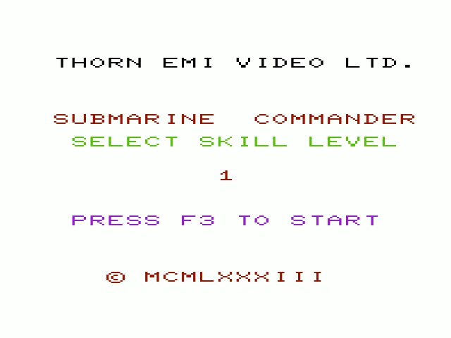 Submarine Commander screenshot
