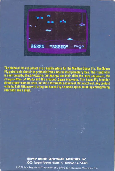 Spiders of Mars box back