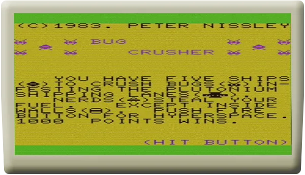 Bug Crusher cart