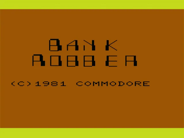 Bank Robbery screenshot