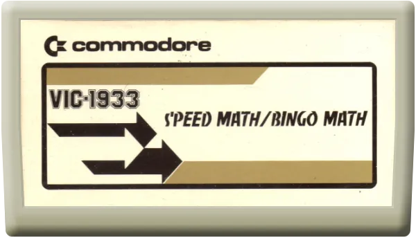 Speed Math & Bingo Math cart