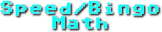 Speed Math & Bingo Math logo