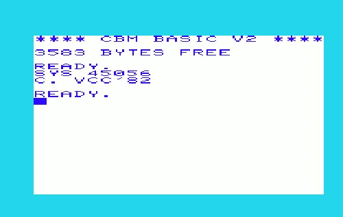 VicTool (World) (SYS 45056) title screen