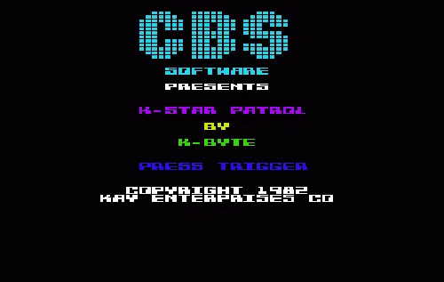 K-Star Patrol title screen