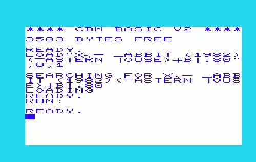 VIC Rabbit (World) (Program) [b] title screen