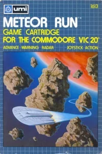 Meteor Run cover art for Commodore VIC-20