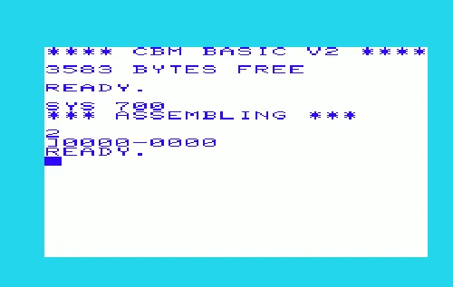 Assam (World) (SYS 700) title screen