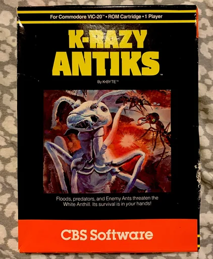 K-Razy Antiks cover art for Commodore VIC-20