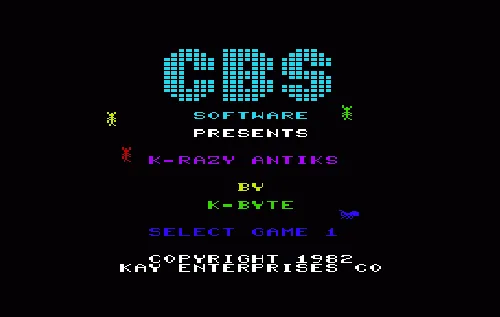 K-Razy Antiks title screen