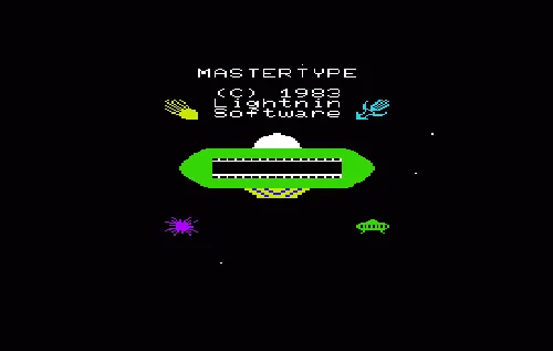 MasterType title screen