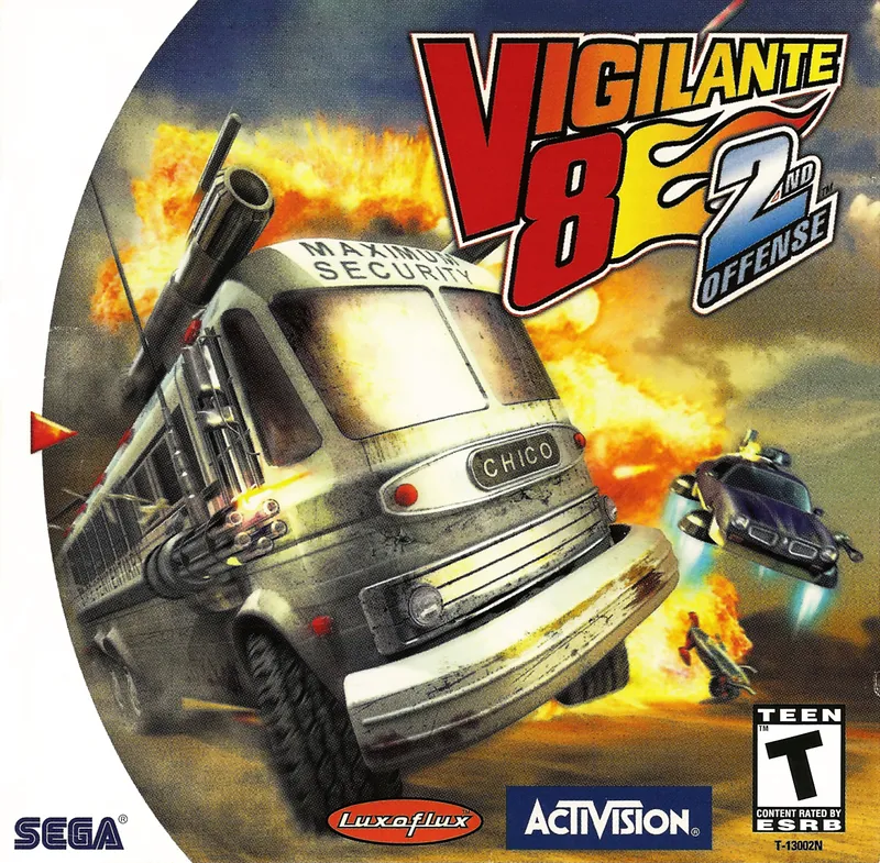 Vigilante 8: 2nd Offense box art