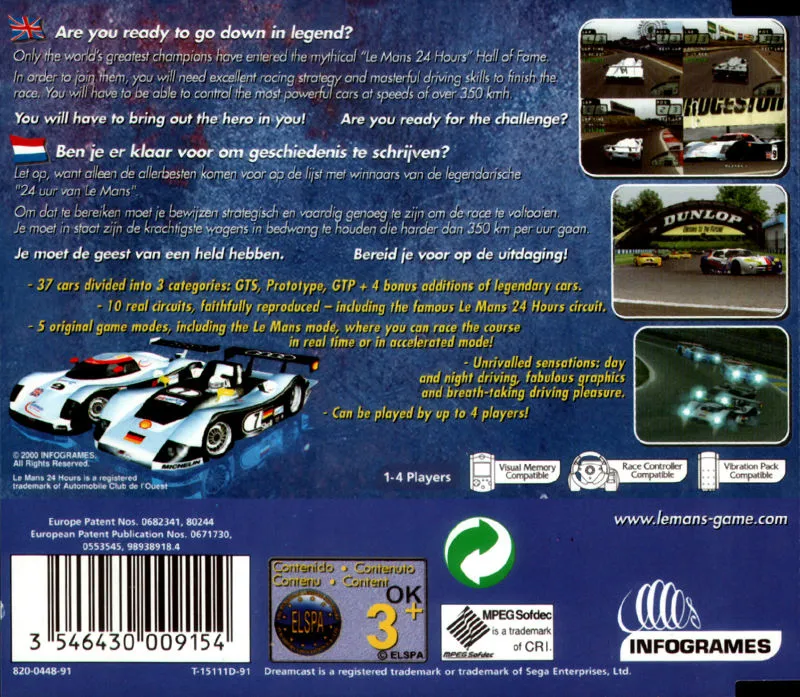 Test Drive Le Mans box back