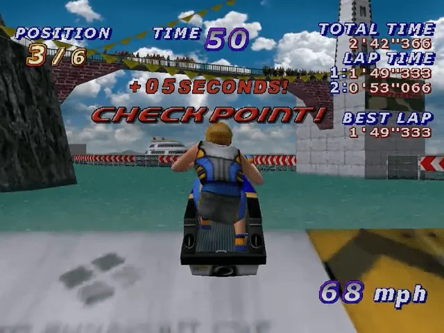 Backdrop artwork for Surf Rocket Racers