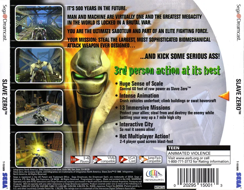 Slave Zero box back
