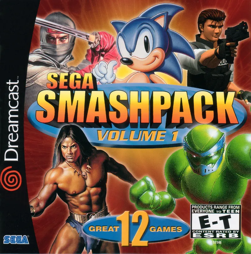 Sega Smash Pack Volume 1 box art