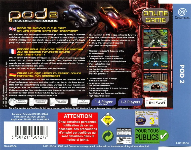 POD: Speedzone box back