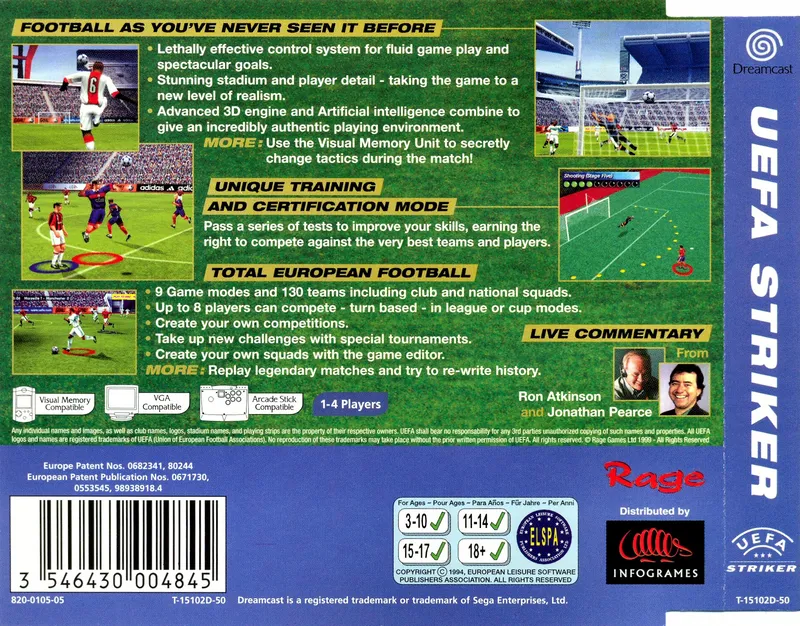 Striker Pro 2000 box back
