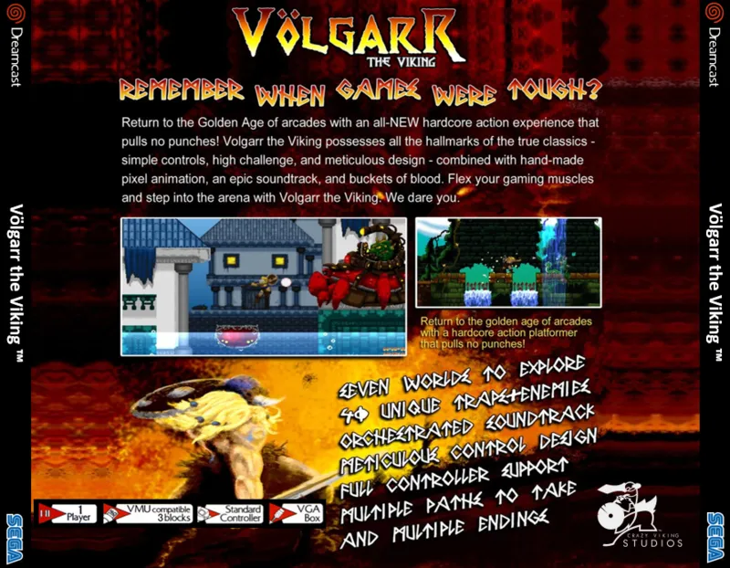 Völgarr the Viking box back