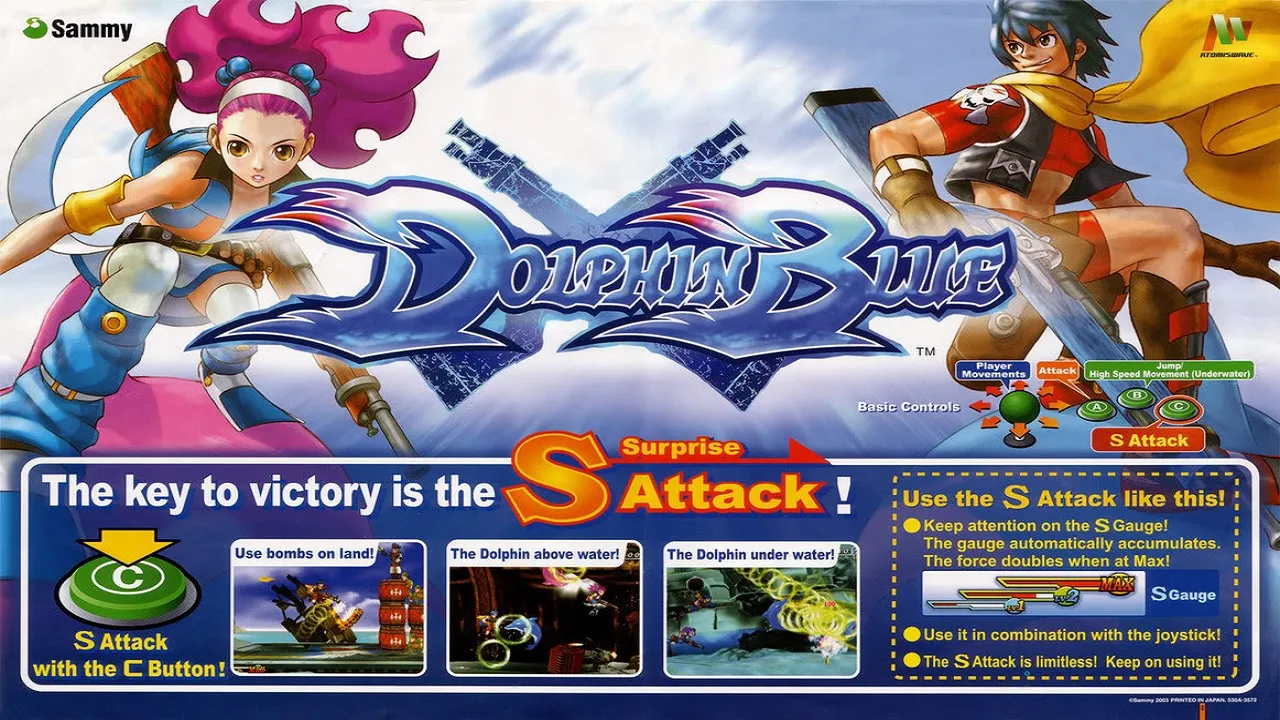 Backdrop artwork for Dolphin Blue