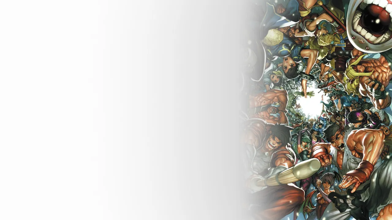 Backdrop artwork for Capcom Fighting Collection