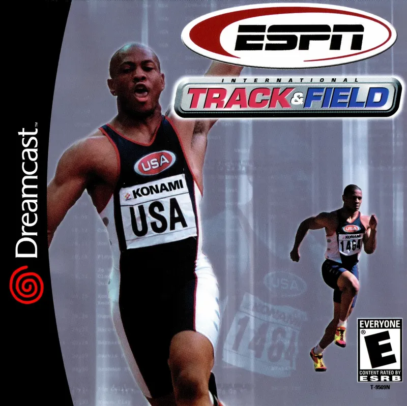 ESPN International Track & Field box art