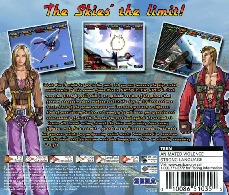 Propeller Arena box back