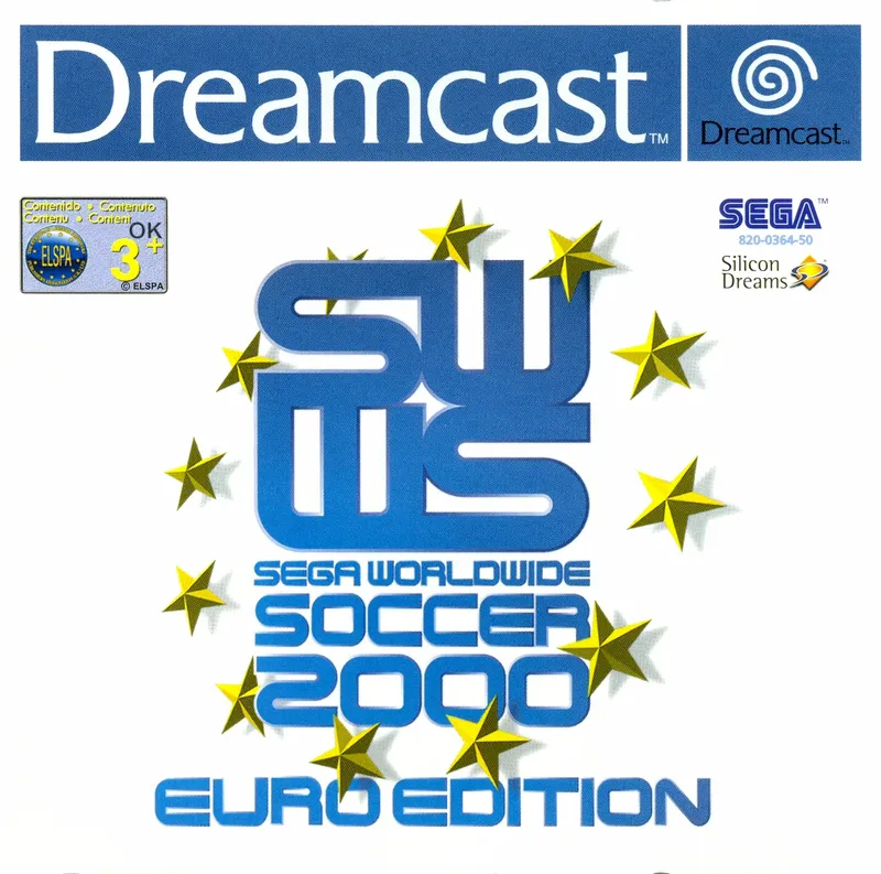 Sega Worldwide Soccer 2000 Euro Edition box art
